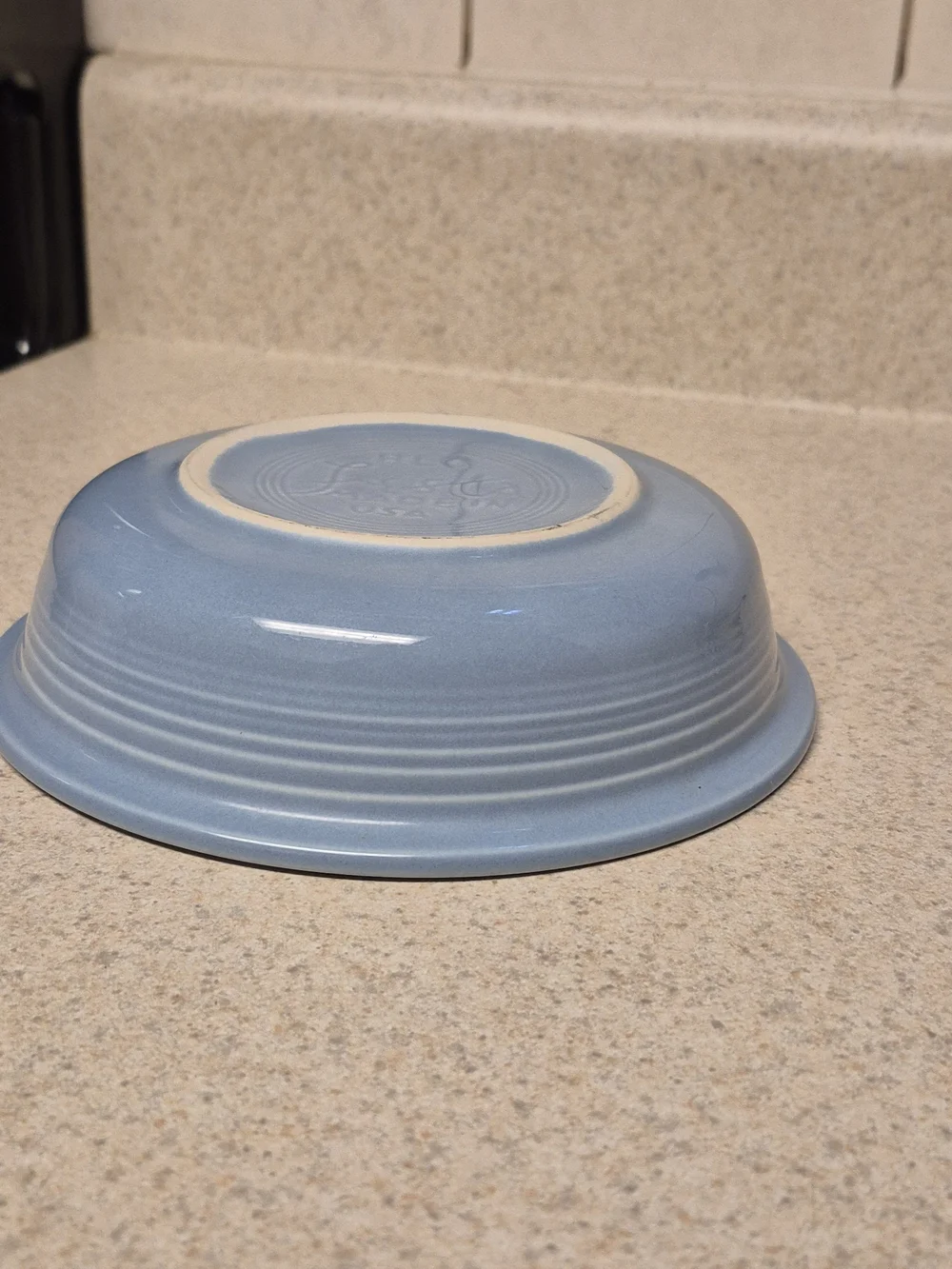Vintage Homer Laughlin Fiesta ware HLC Light Blue Soup Cereal Bowl 7